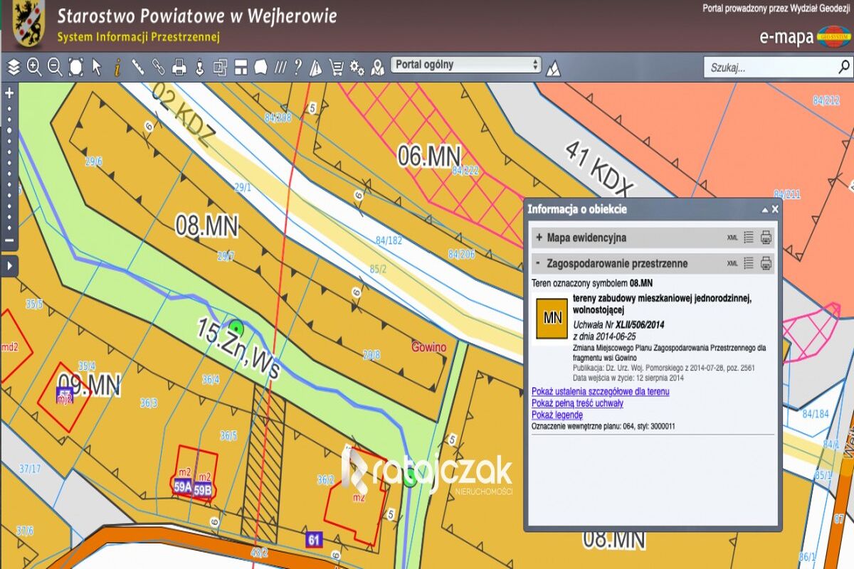 Działka budowlano-usługowa 1336m2 GOWINOGowino