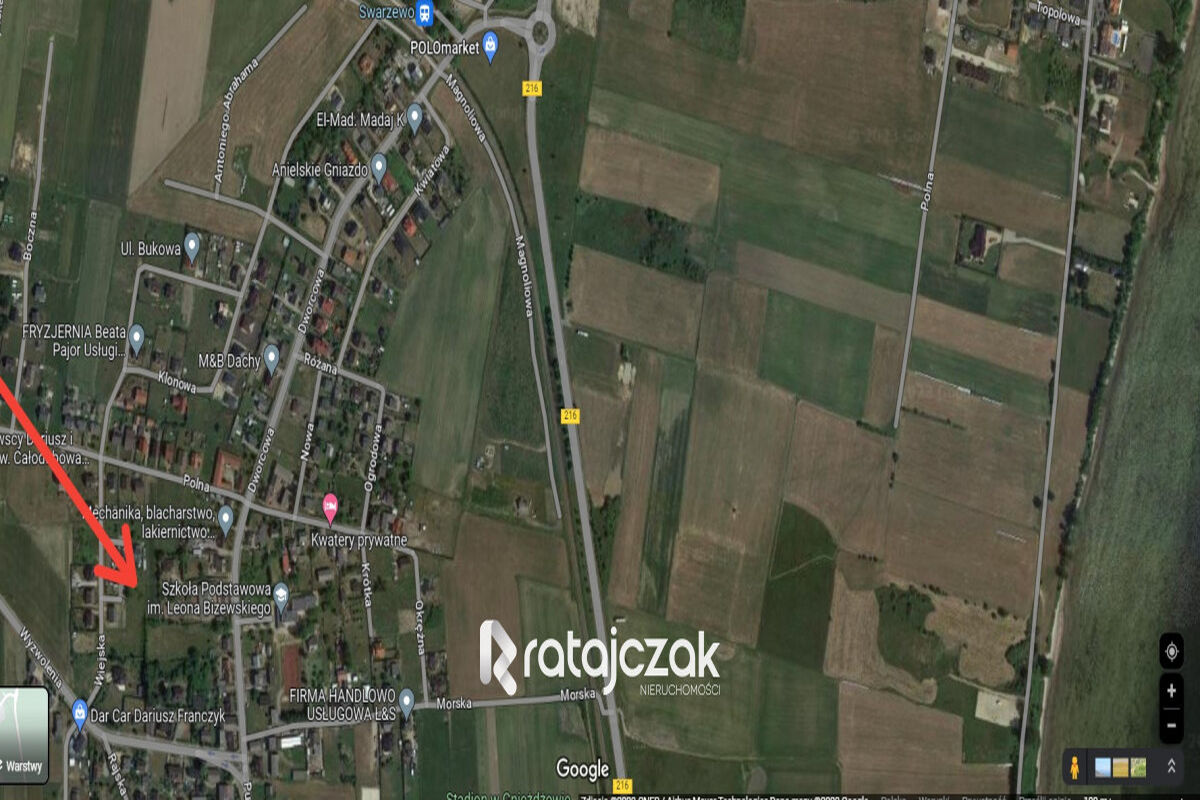 k. Swarzewa|Działka budowlana z MPZP| 1 3km ZATOKAGnieżdżewo