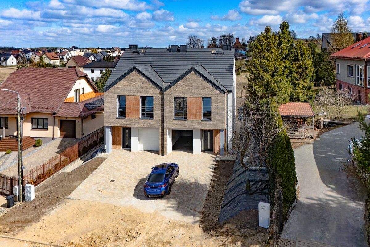 Bliźniak w centrum Luzina   dobra komunikacja z S6Luzino