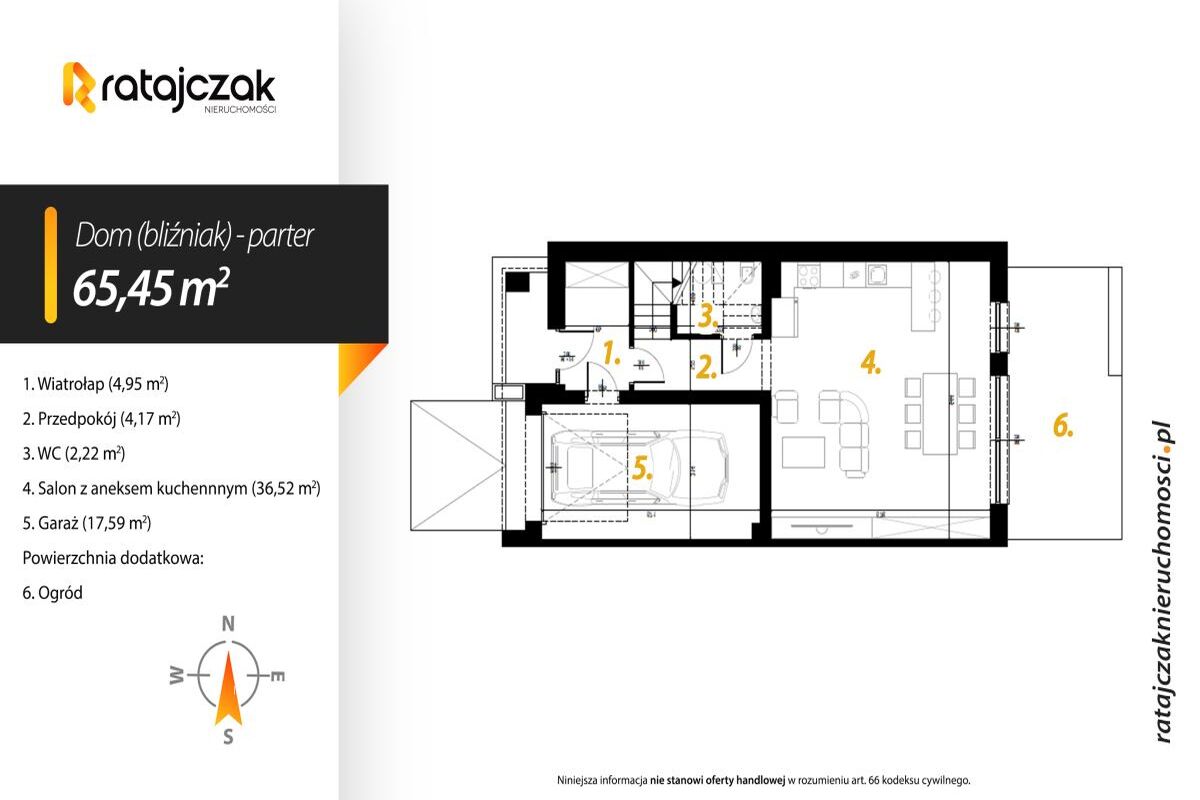 Bliźniak w centrum Luzina   dobra komunikacja z S6Luzino