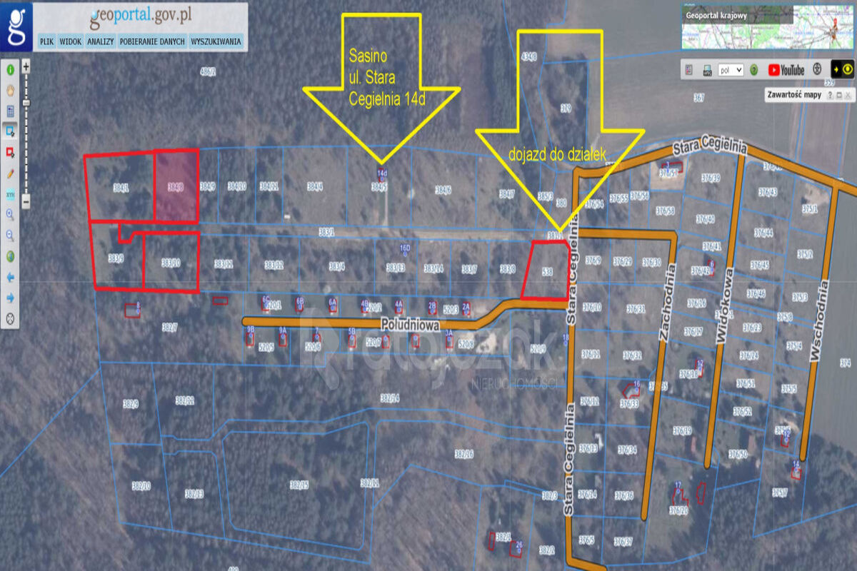 DOMEK NAD MORZEM | LAS | SASINO | 3 156m2 DZIAŁKASasino