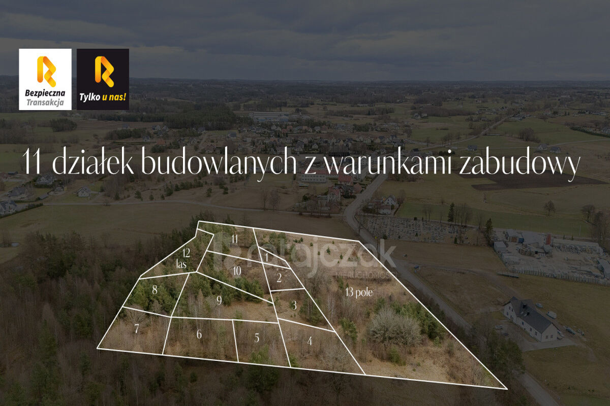 DZIAŁKI BUDOWLANE | POMIECZYNO | WZGÓRZE POD LASEMPomieczyno