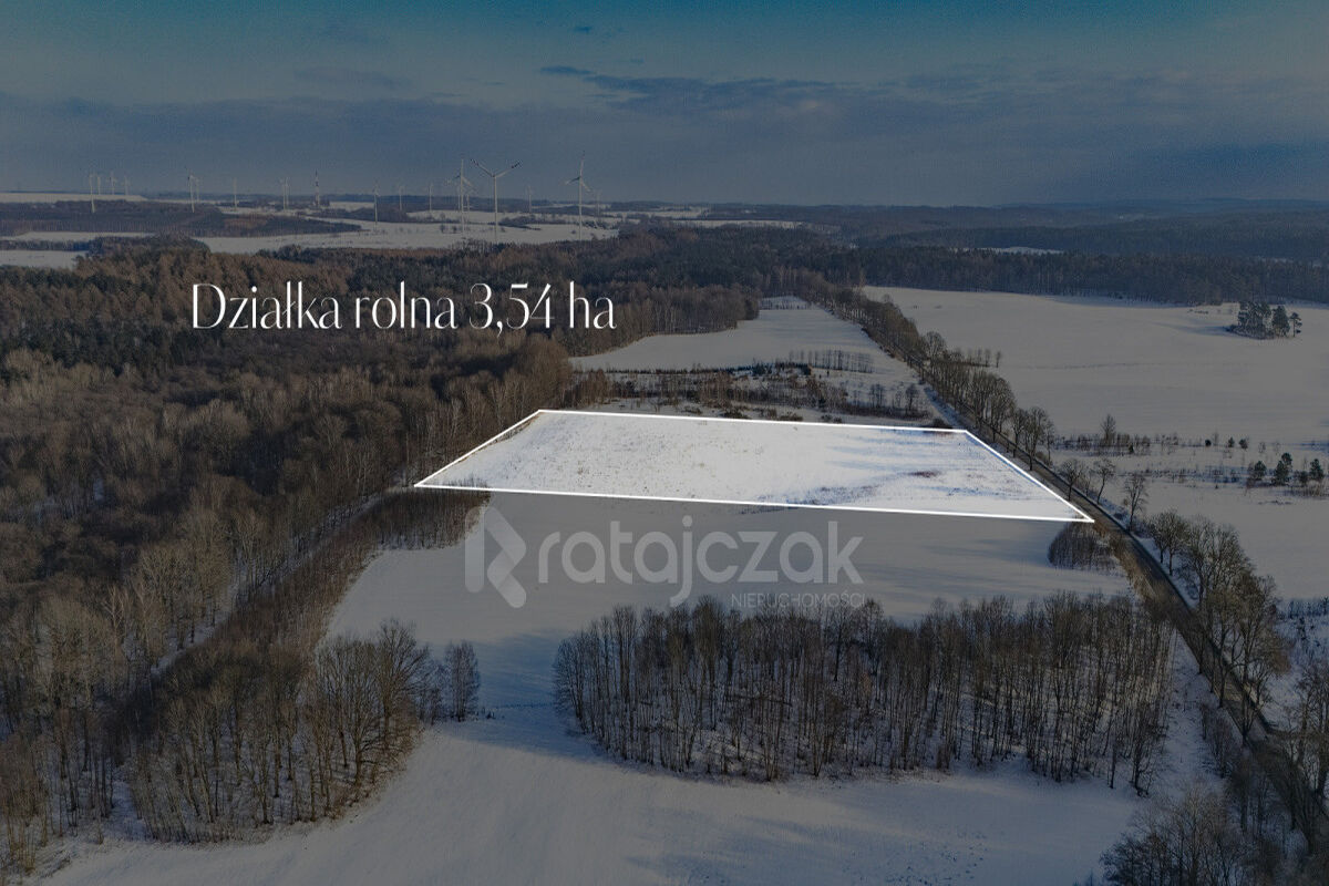 3 54 HA ROLNA | MIERZYNO | PRĄD | DROGA ASFALTOWAMierzyno