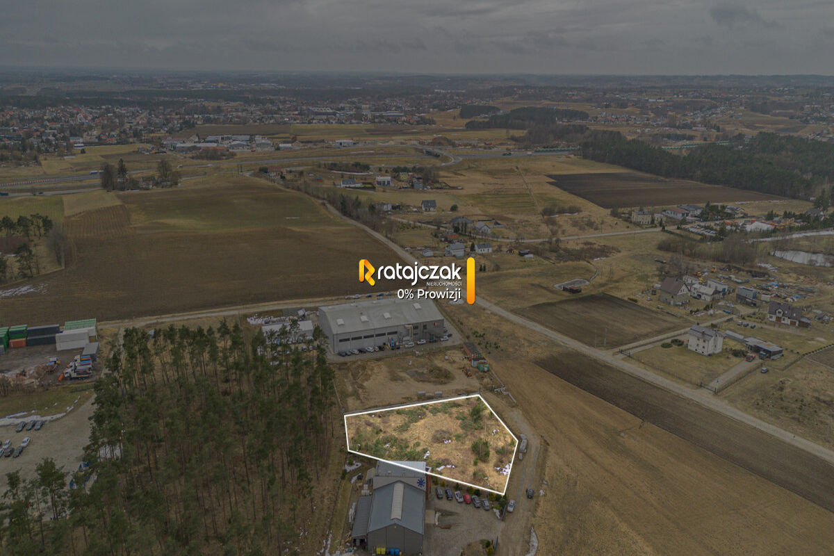 Uzbrojona działka inwestycyjna P/U 3004 m² przy S6Chwaszczyno