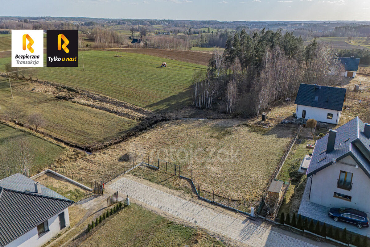 Działka 1871 m² z WZ | Łebno | media na działceŁebno