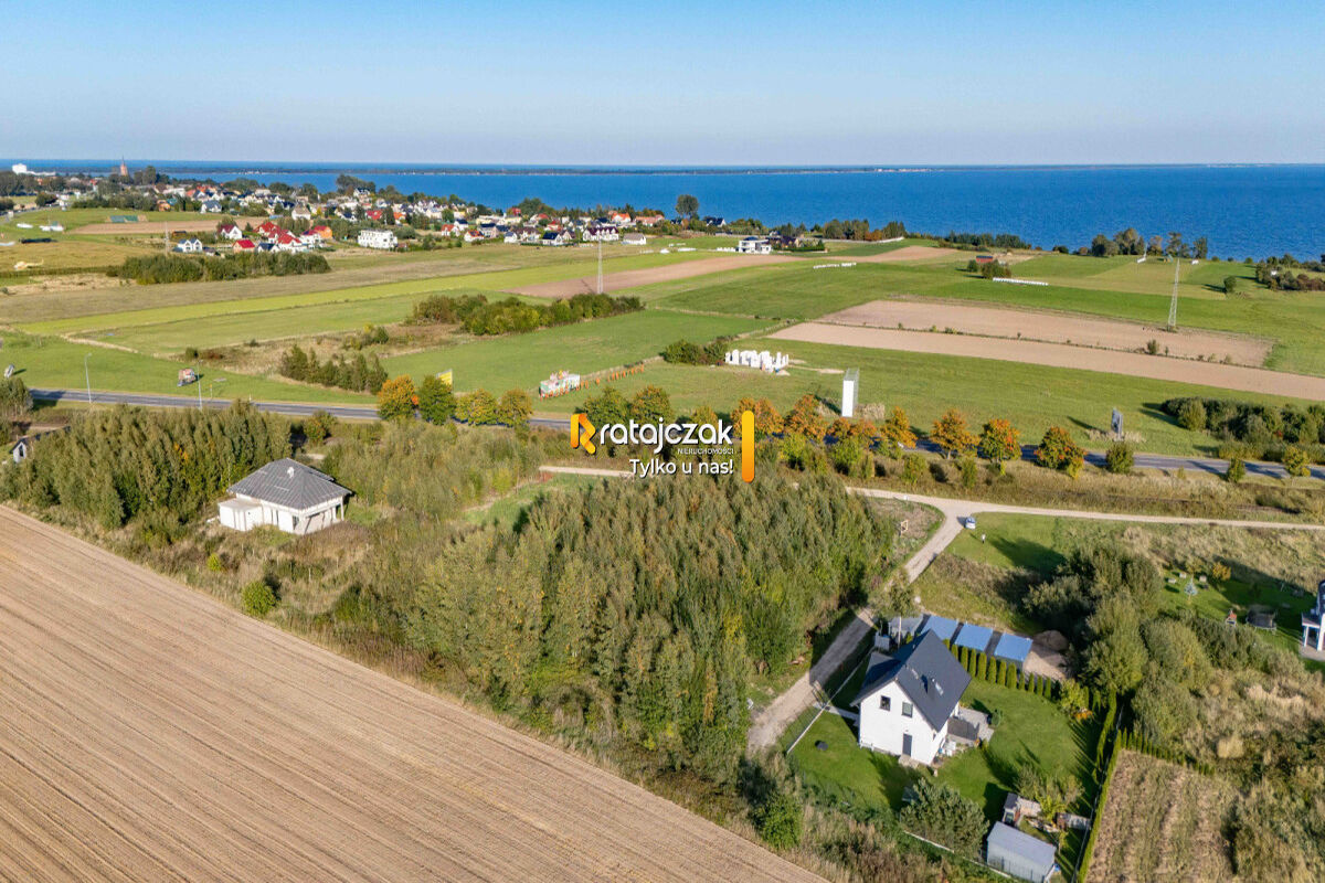 Działka 1001 m² | Widok w kierunku Zatoki Puckiej – Gnieżdżewo