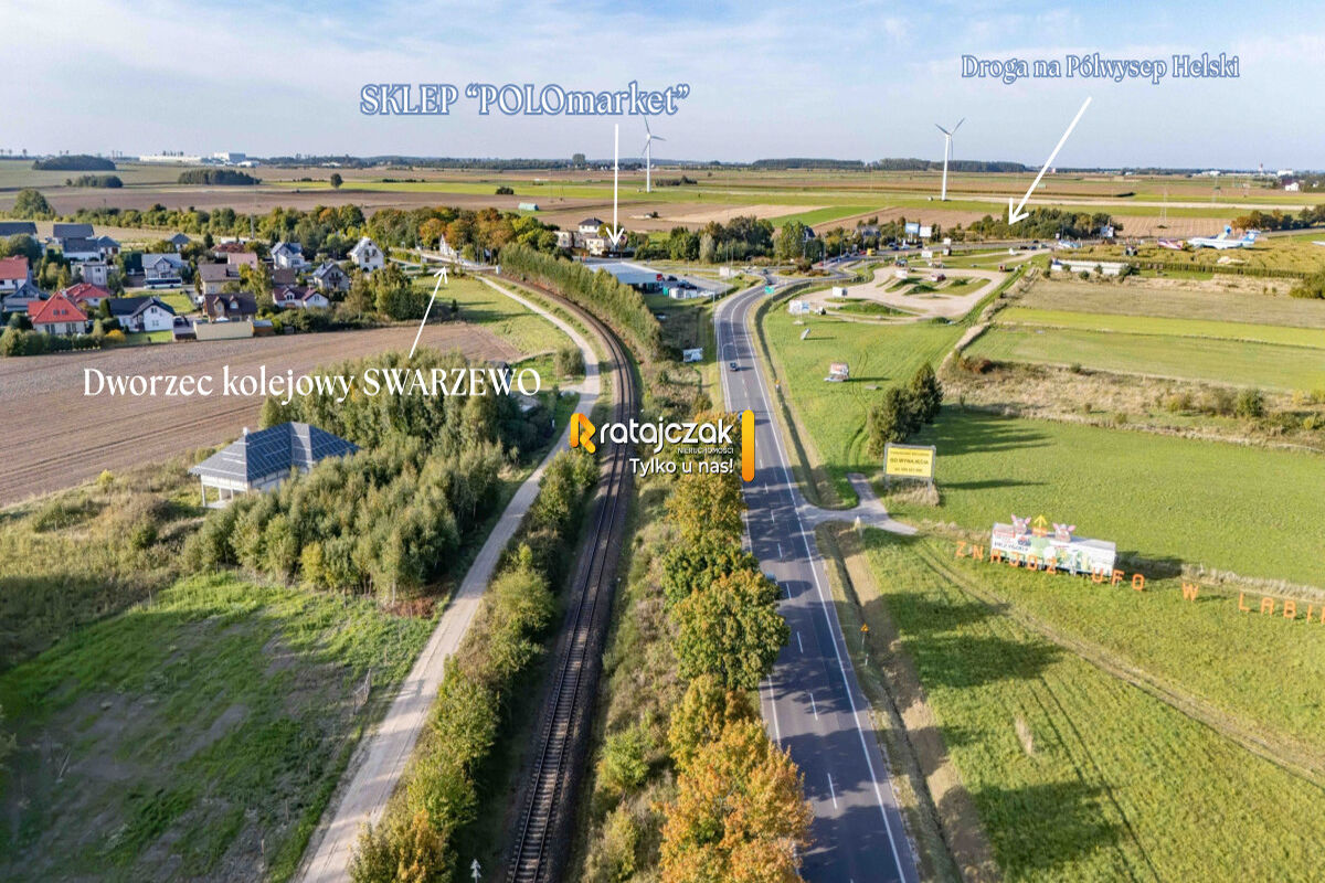 Działka 1001 m² | Widok w kierunku Zatoki Puckiej – Gnieżdżewo