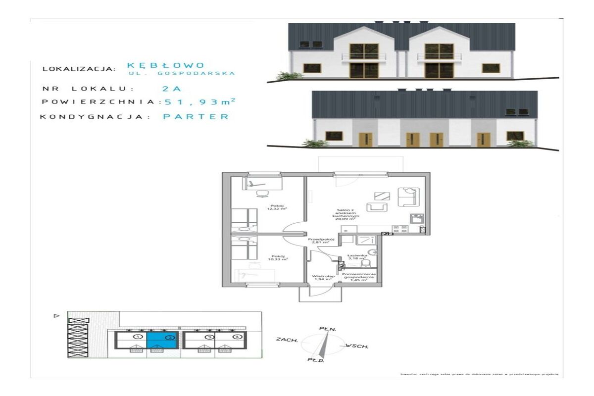Ostatni z balkonem|3 pokoje|M.Postojowe|S6|LasKębłowo
