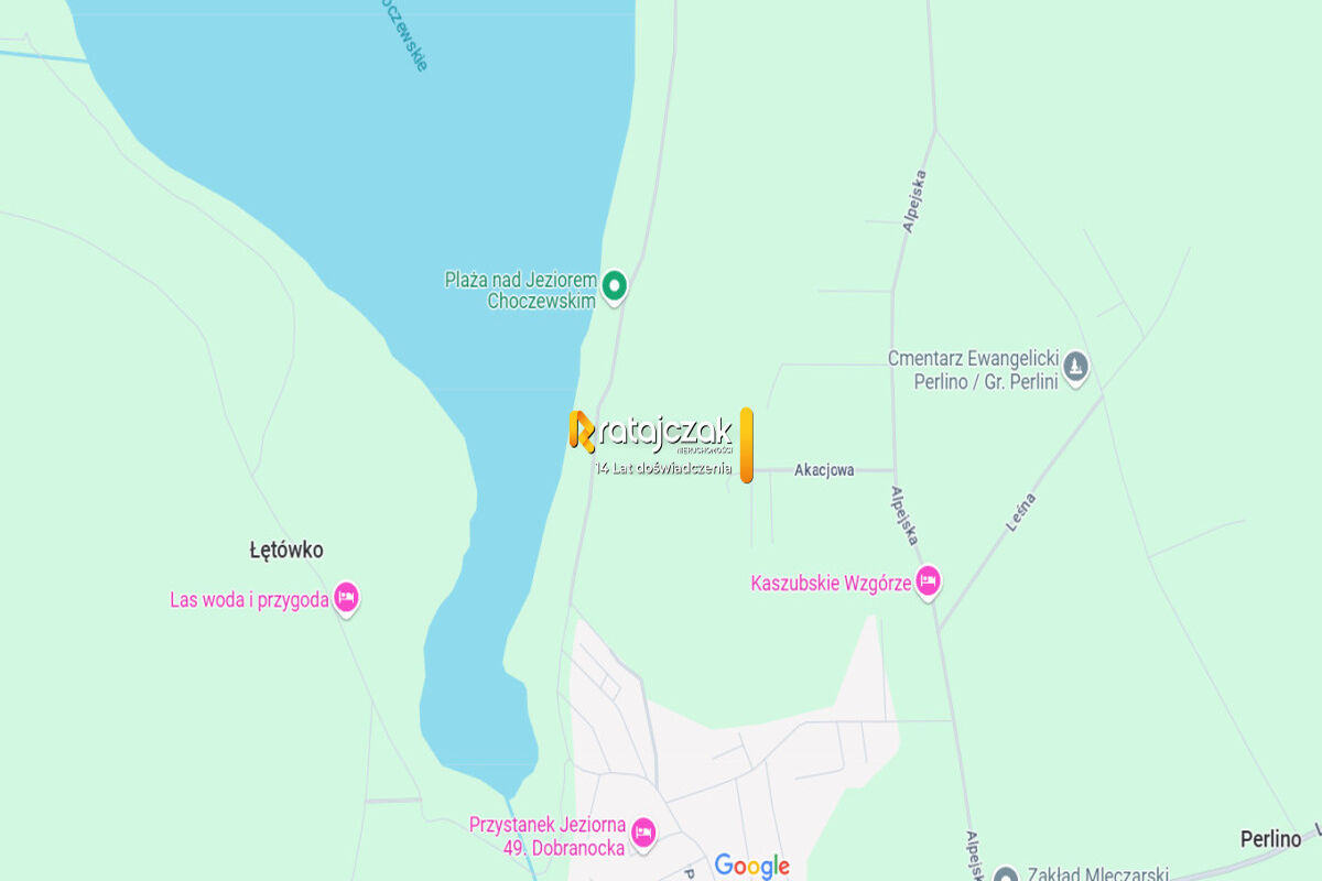 Działka letniskowa nad jezioremPerlino