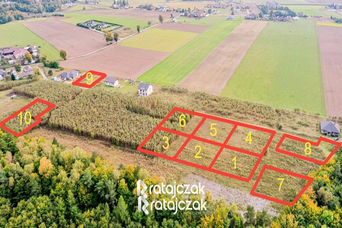 10 działek budowlanych | Kochanowo | pod lasemKębłowo