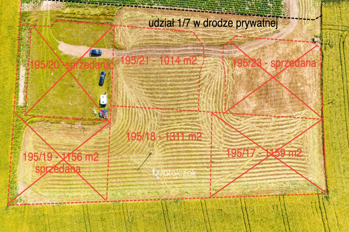 Działki z odrębnymi Warunkami Zabudowy | RobakowoRobakowo