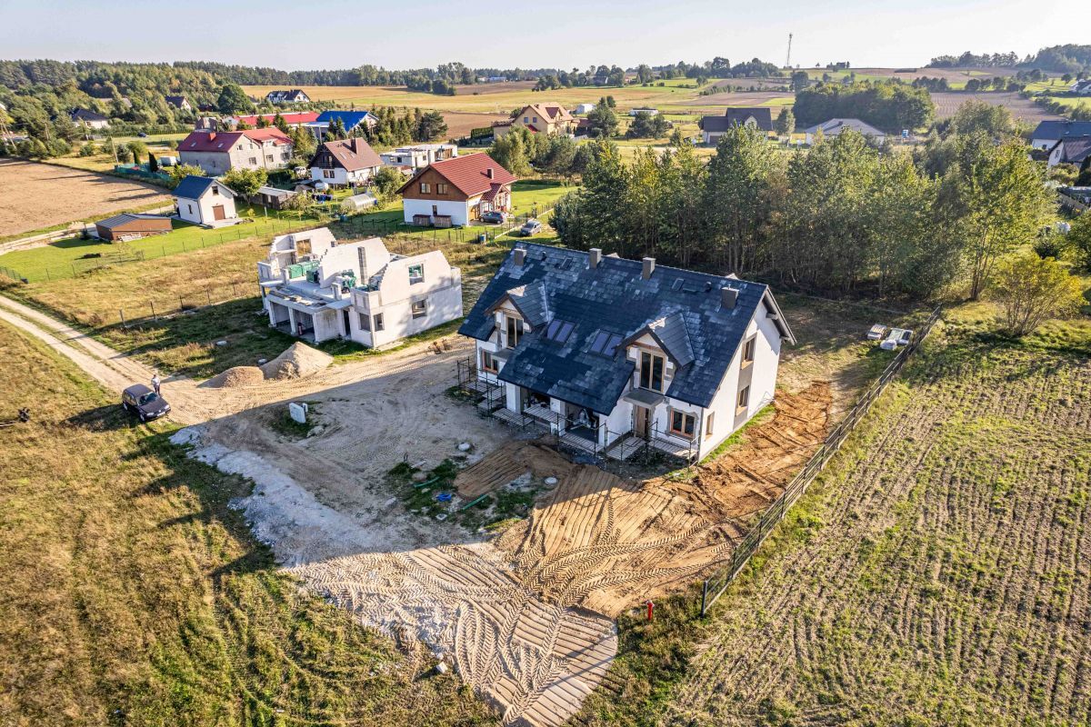 Bliźniak z pompą ciepła | odbiór - kwiecień 2024 |Szemud