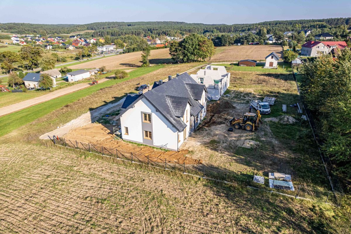 Bliźniak z pompą ciepła | odbiór - kwiecień 2024 |Szemud