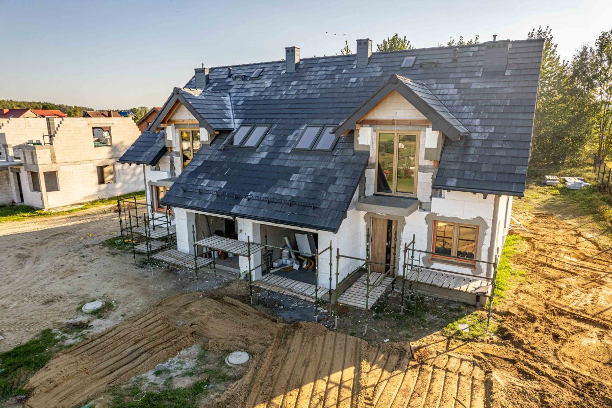 Bliźniak z pompą ciepła | odbiór - kwiecień 2024 |Szemud