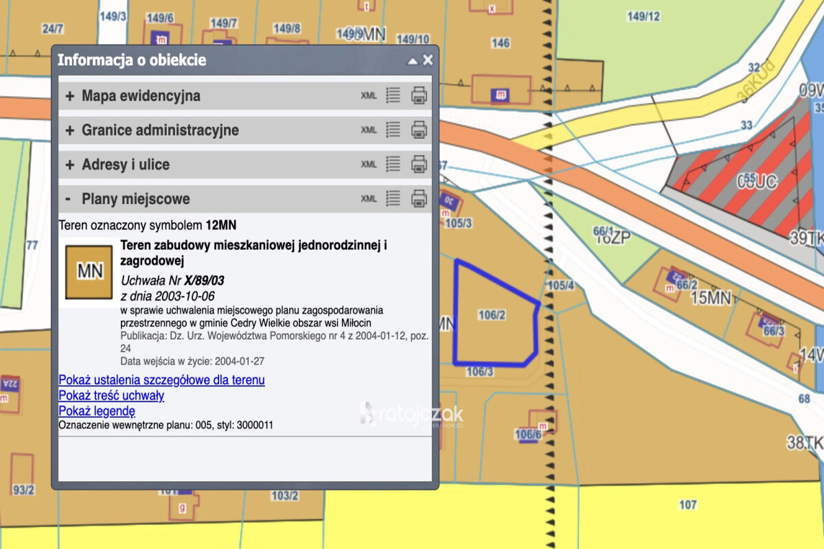 Działka budowlana 952 m² | MiłocinMiłocin
