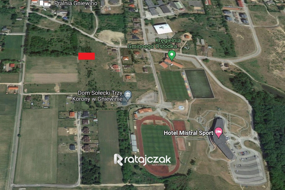 Działka budowlana 1310m2  blisko szkołyGniewino