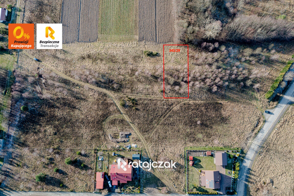 Działka budowlana 1310m2  blisko szkołyGniewino
