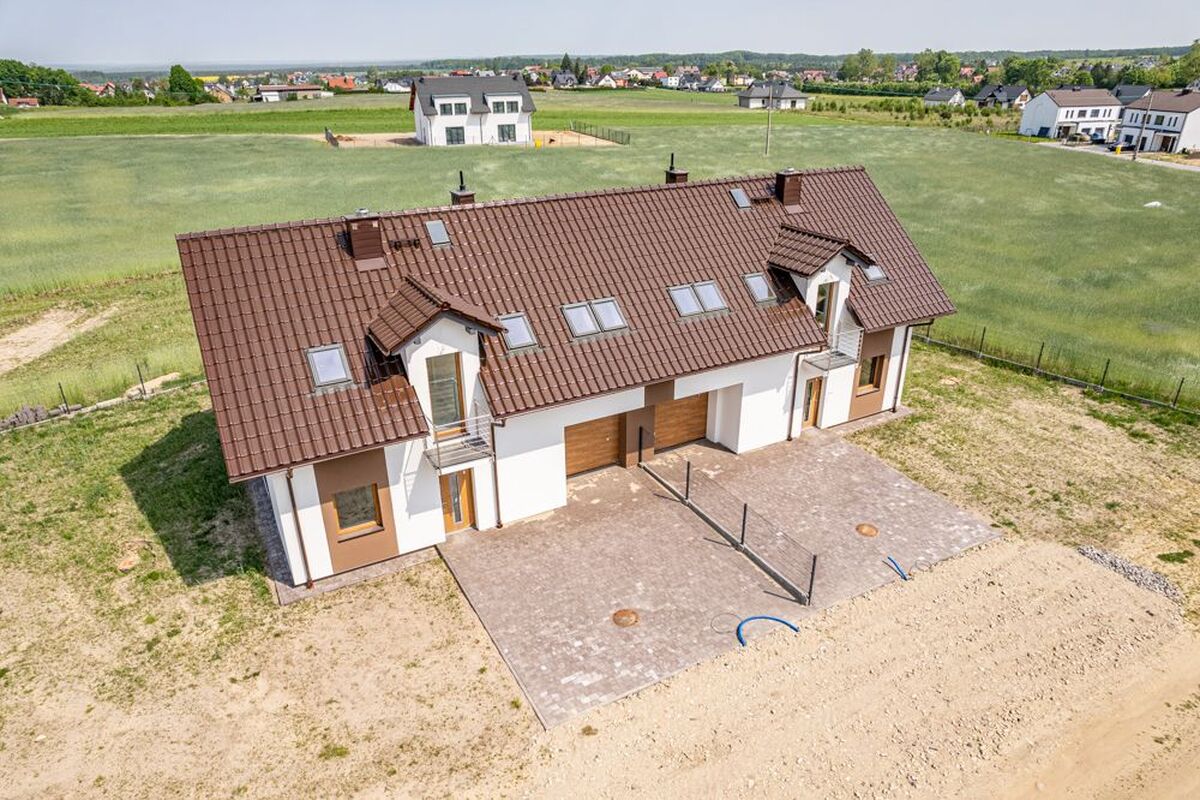 Piękny dom w zabudowie bliźniaczej | Segment B |Gowino