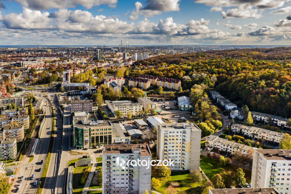 Widok na morze  ósme piętro.Gdańsk