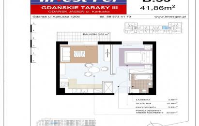 Rzut, plan III etap Gdańskich Tarasów-Gdańsk