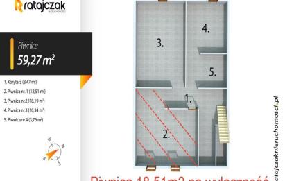 Rzut, plan 2 POK | 1 PIĘTRO | CENTRUM PUCKA | PIWNICA | OGRÓD-Puck