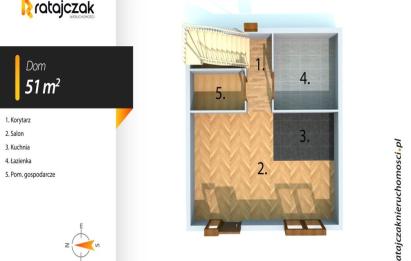 Rzut, plan Dwupoziomowy apartament nad morzem-Jastrzębia Góra