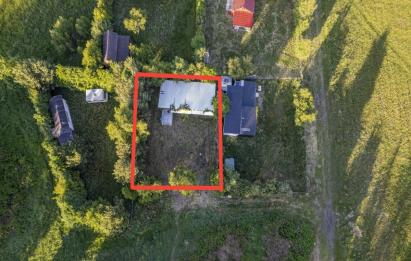 Rzut, plan Dębki w pobliżu plaży-Dębki