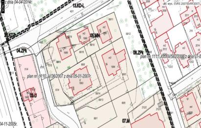 Rzut, plan Działki z 2 domami z potencjałem | 751 m²-Sopot
