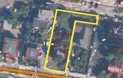 Rzut, plan Działka budowlana Pruszcz Gdański -Pruszcz Gdański