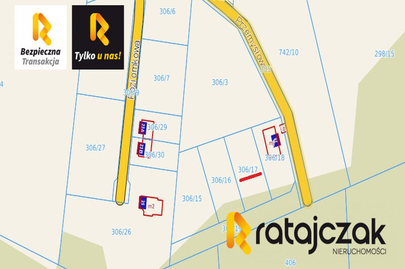 1000m2|Krajowa  6 |Trasa kaszubska - Kochanowo