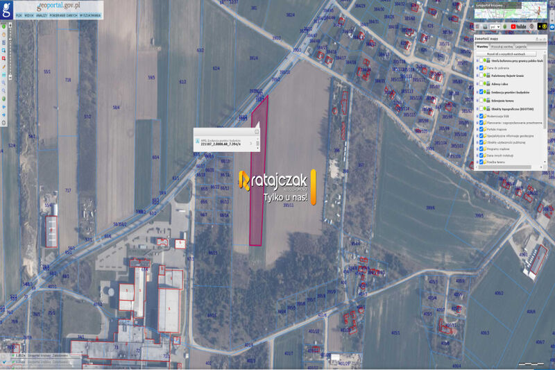 2 HEKTARY | DZIAŁKA USŁUGOWO-PRZEMYSŁOWA | Z MPZP - Łebcz