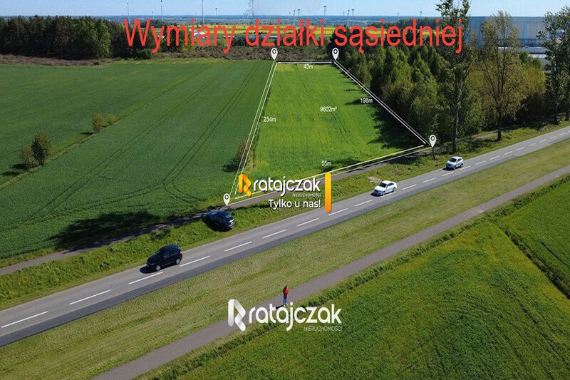 2 HEKTARY | DZIAŁKA USŁUGOWO-PRZEMYSŁOWA | Z MPZP - Łebcz