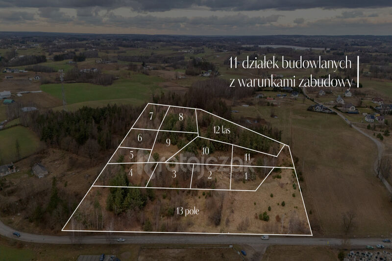 DZIAŁKI BUDOWLANE | POMIECZYNO | WZGÓRZE POD LASEM - Pomieczyno