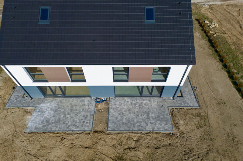 Nowoczesny dom w zabudowie bliźniaczej - Przodkowo