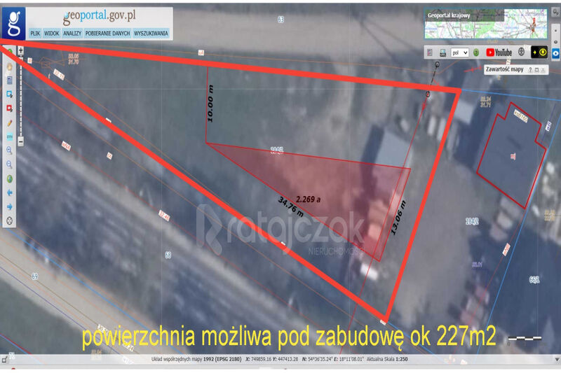 DZIAŁKA BUDOWLANA | WEJHEROWO | MN U | 1300 m2 - Wejherowo