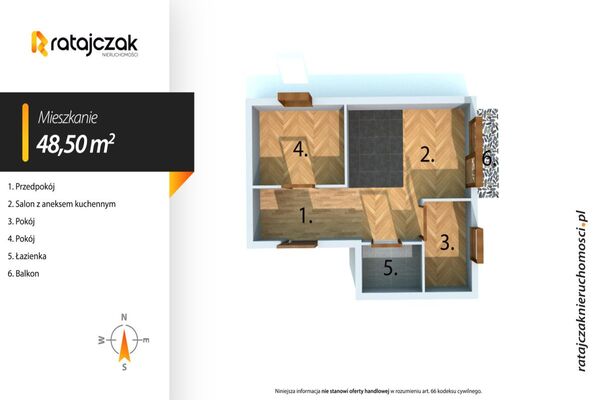 Mieszkanie 3 pokojowe Wejherowo - Wejherowo