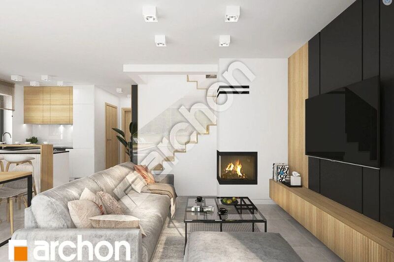 Nowoczesny dom w zabudowie bliźniaczej|bez Pcc 2% - Banino