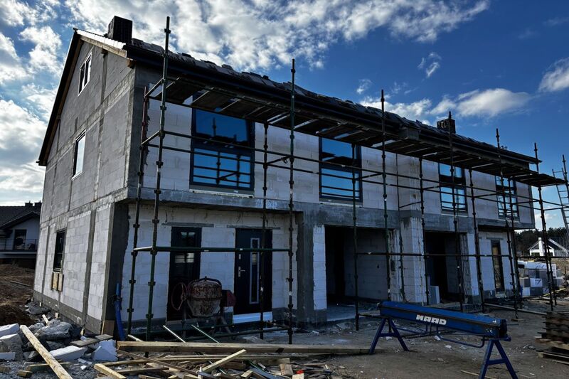 Nowoczesny dom w zabudowie bliźniaczej|bez Pcc 2% - Banino