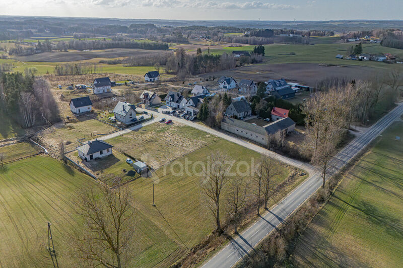 Działka 1871 m² z WZ | Łebno | media na działce - Łebno