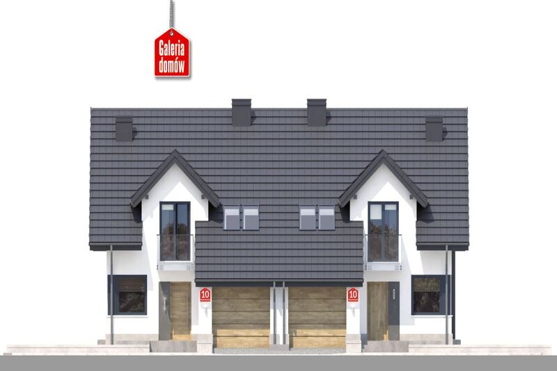 Bliźniak 125 62 m2 | działka 555 m2 | - Szemud