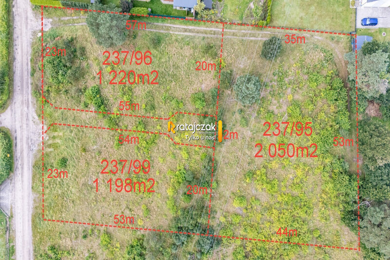 2 DZIAŁKI BUDOWLANE | UZBROJONE | ORLE | POD LASEM - Orle