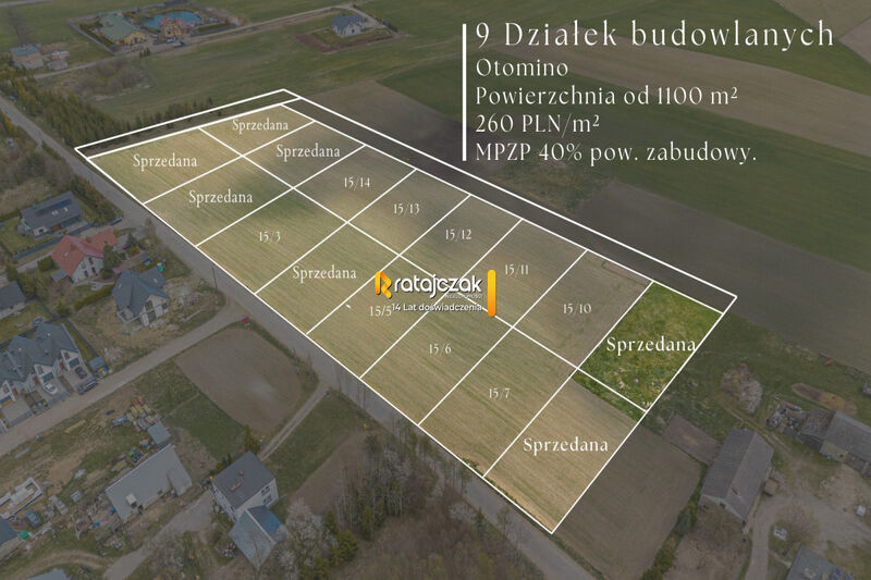 Działka Idealna pod dom jednorodzinny MPZP | S7 - Otomino