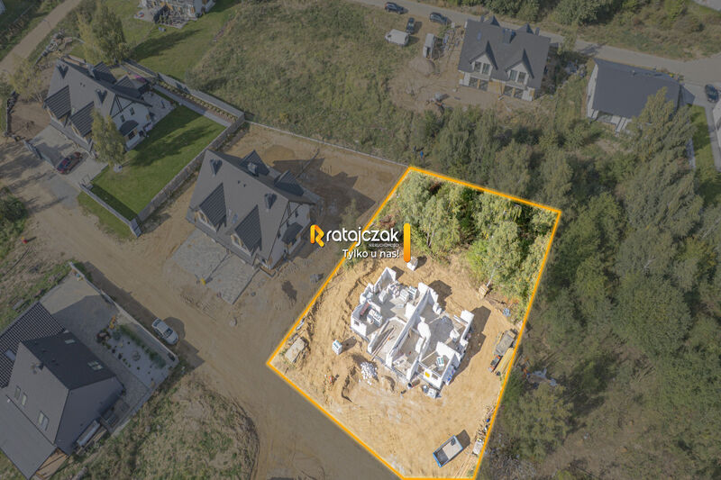 Bliźniak w stanie deweloperskim  działka 550 m² - Juszkowo