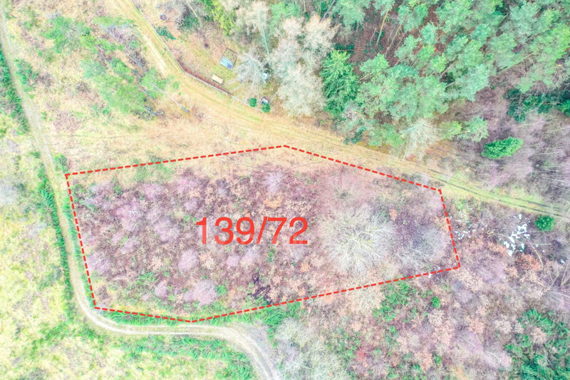 Działka pod lasem | 2055 m2| Zbychowo ul. Żwirowa - Zbychowo