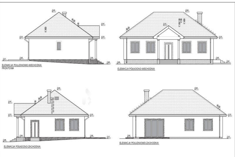 Działka budowlana z projektem domu i PNB - Gniewino