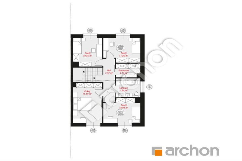 Nowoczesny dom w zabudowie bliźniaczej | Banino - Banino