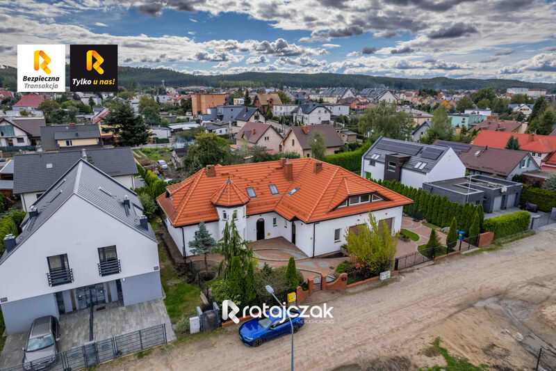 Nowoczesny Dom dwulokalowy - segment lewy - Wejherowo