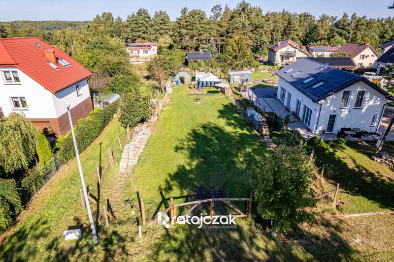 Działka 881 m2 w Rekowie Górnym | od południa - Rekowo Górne