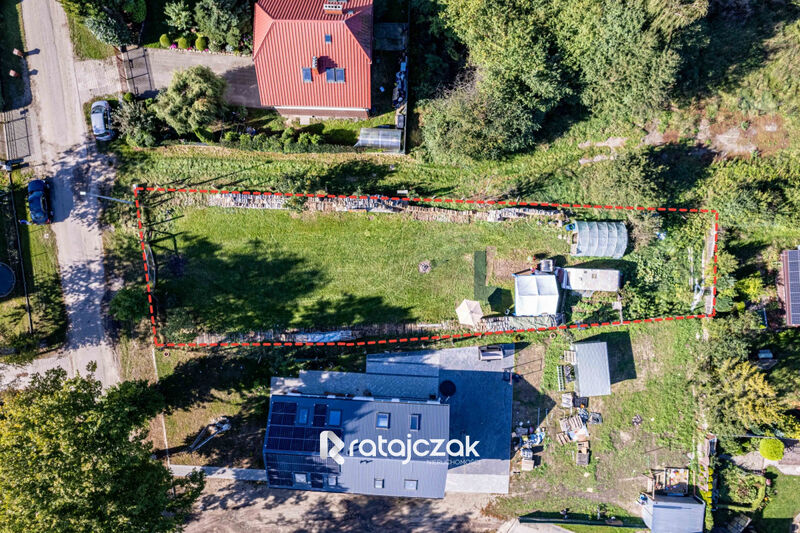 Działka 881 m2 w Rekowie Górnym | od południa - Rekowo Górne