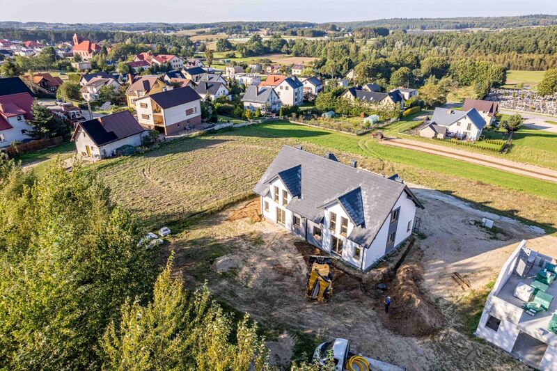 Bliźniak z pompą ciepła | odbiór - kwiecień 2024 | - Szemud